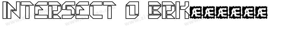 Intersect O BRK字体转换